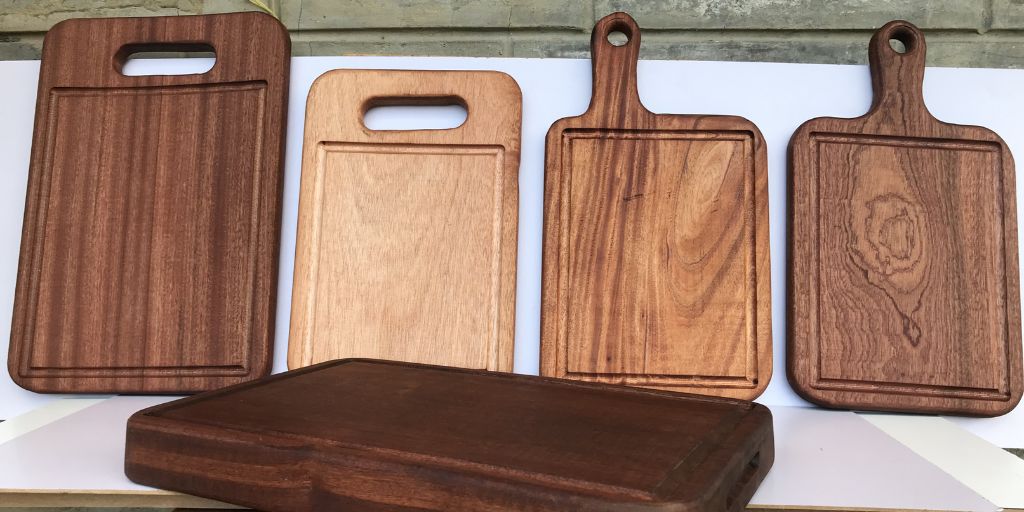 some of our hardwood chopping board designs